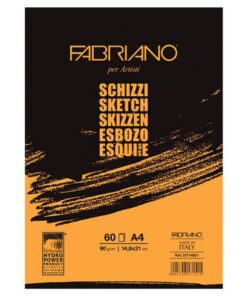 Альбом для рисования А4 (210х297 мм) FABRIANO «Schizzi», мелкое зерно, 120 листов, 90 г/м2, 57721297