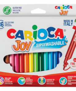 Фломастеры Carioca «Joy», 30цв., 36шт., смываемые, картон, европодвес