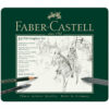 Набор карандашей ч/г Faber-Castell «Pitt Graphite», 19 предметов, заточен., метал. кор.