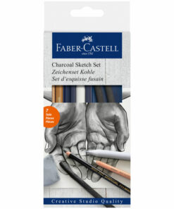 Набор угля и угольных карандашей Faber-Castell «Charcoal Sketch» 7 предметов, картон. упак.