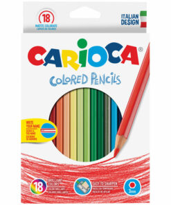 Карандаши цветные Carioca 18цв., заточен., картон, европодвес