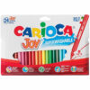 Фломастеры Carioca «Joy», 24цв., смываемые, картон, европодвес