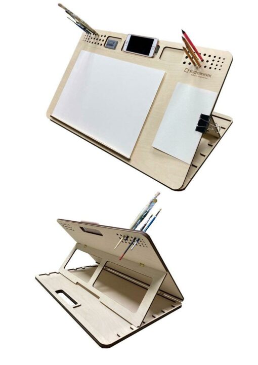 Настольный мольберт-планшет. Наклонная подставка для рисования и черчения.. МН4